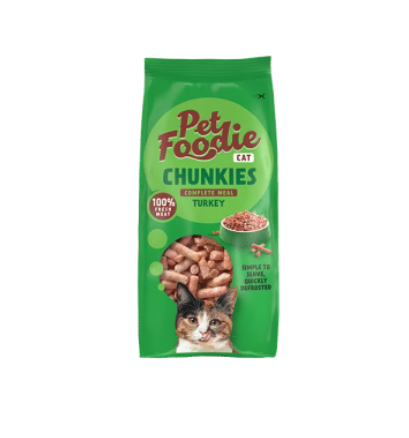 Pet Foodie Chunkies Turkey Barf Food For Cats